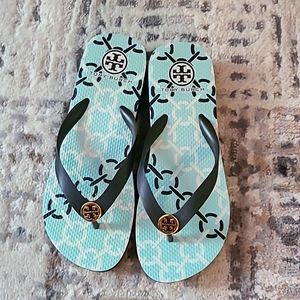 Tori Burch Wedge Sandals size 8